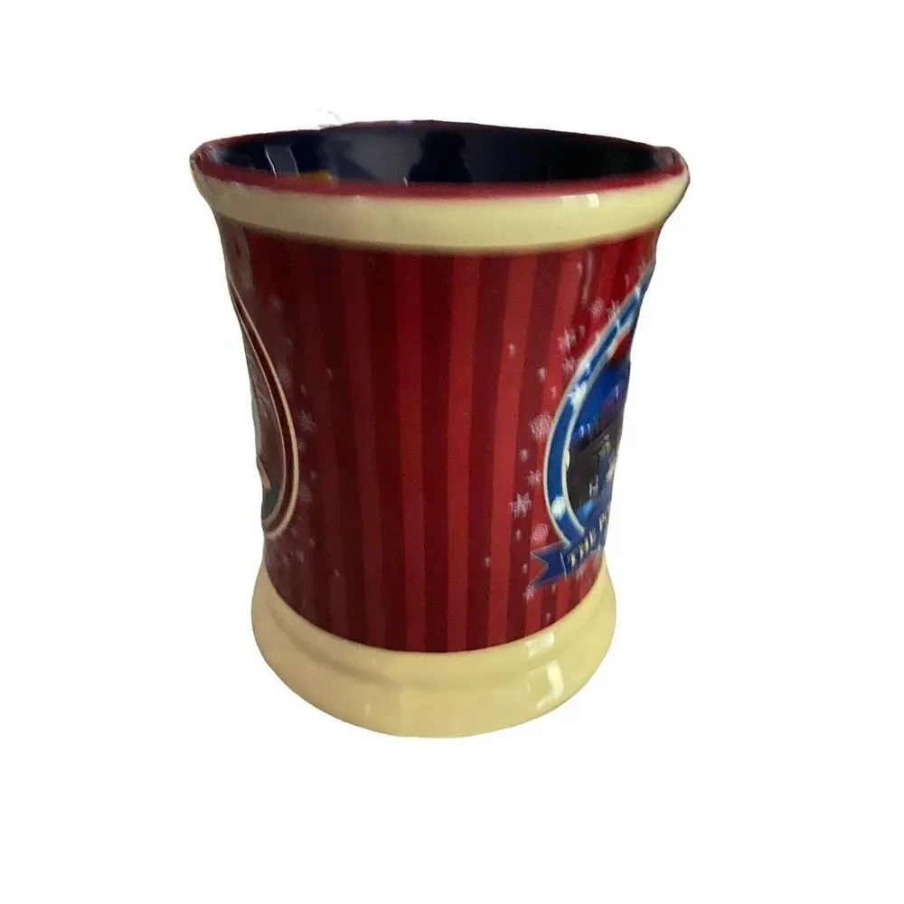 The Polar Express BELIEVE Train Ride Hot Hot Chocolate Warner Bros Cup Mug